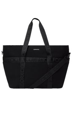 Corkcicle Estelle Tote Cooler Bag in Black.