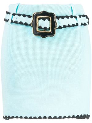 CORMIO cotton mini skirt - Blue