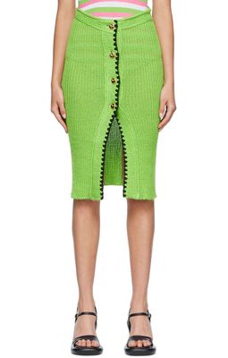 Cormio Green Laura Midi Skirt