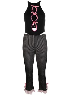 CORMIO Jade knitted jumpsuit - Black