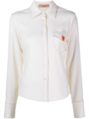 CORMIO Katy pin-badge shirt - White