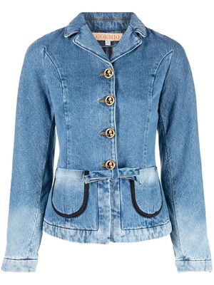 CORMIO tailored denim jacket - Blue