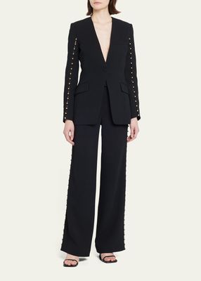 Cornelia Cocktail Crepe Bootcut Pants