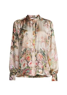 Cornelia Floral Satin Shirt
