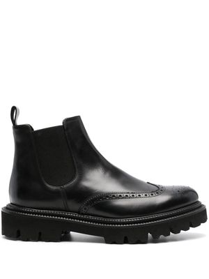 Corneliani 40mm leather ankle boots - Black