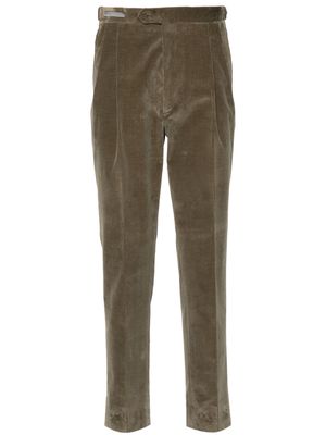 Corneliani corduroy slim-fit trousers - Green