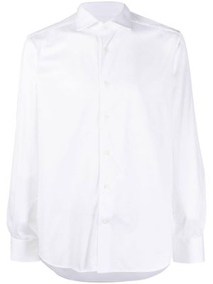 Corneliani cotton long-sleeved shirt - White