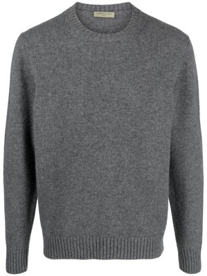 Corneliani crew-neck wool jumper - Grey