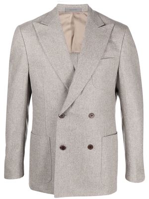 Corneliani double-breasted tailored blazer - Neutrals