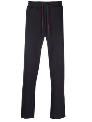 Corneliani drawstring slim-cut trousers - Black