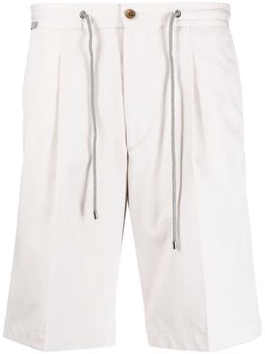 Corneliani drawstring-waist shorts - Neutrals