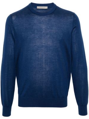 Corneliani fine-knit jumper - Blue