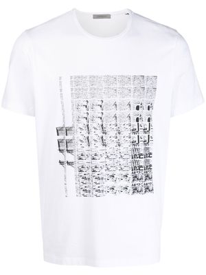 Corneliani graphic-print T-shirt - White