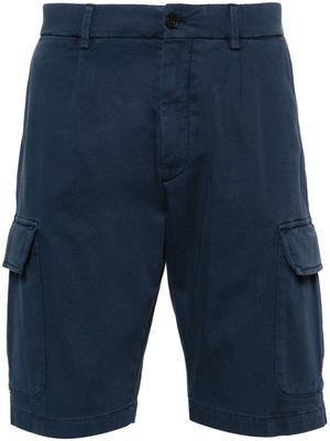 Corneliani knee-length cargo shorts - Blue