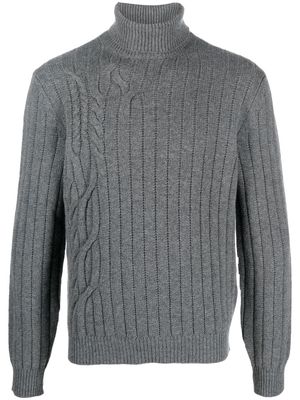 Corneliani knitted roll-neck jumper - Grey