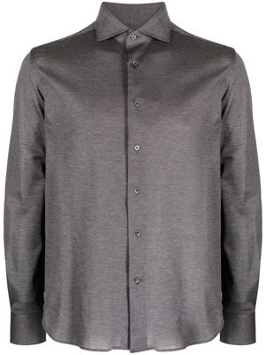 Corneliani long-sleeve cotton shirt - Grey