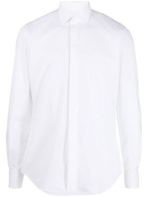 Corneliani long-sleeved cotton shirt - White