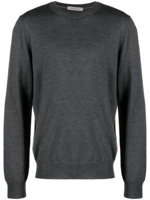 Corneliani long-sleeved fine-knit jumper - Grey