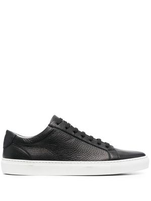 Corneliani low-top lace-up sneakers - Black
