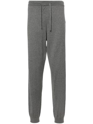 Corneliani mélange-effect track pants - Grey