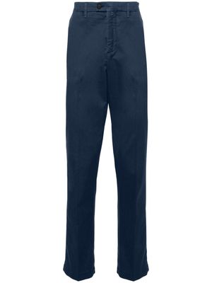 Corneliani mid-rise tapered chinos - Blue