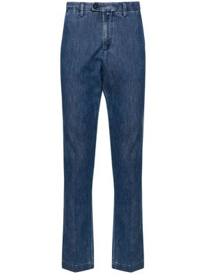 Corneliani mid-rise tapered jeans - Blue