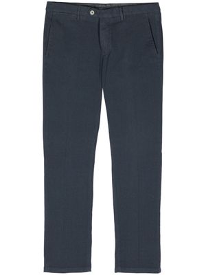 Corneliani mid-rise tapered trousers - Blue
