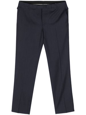 Corneliani mini-check tailored trousers - Blue