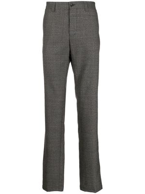 Corneliani overcheck American tailored trousers - Grey