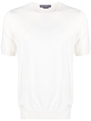 Corneliani round-neck short-sleeve T-shirt - White
