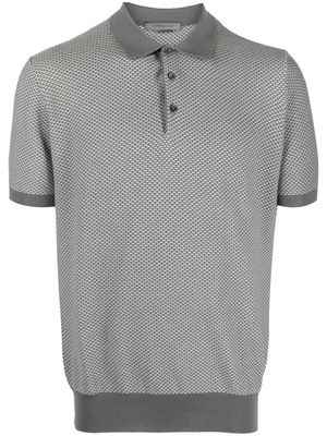 Corneliani short-sleeve cotton polo shirt - Grey