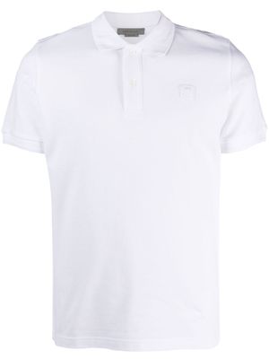 Corneliani short-sleeve cotton polo shirt - White