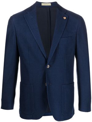 Corneliani single-breasted cotton two-piece suit - Blue