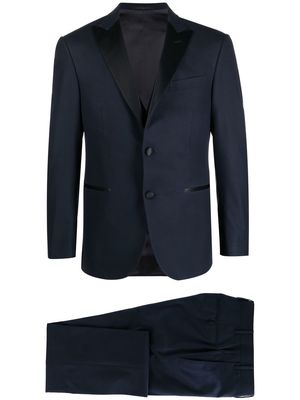 Corneliani single-breasted dinner suit - Blue