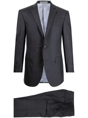 Corneliani single-breasted virgin wool suit - Grey