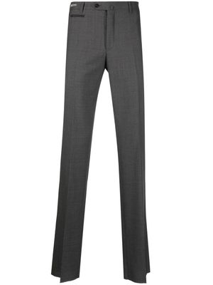 Corneliani slim-cut chino trousers - Grey