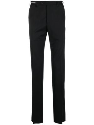 Corneliani slim-cut virgin-wool trousers - Black
