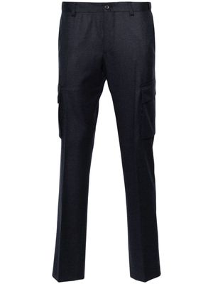 Corneliani straight-leg cargo trousers - Blue