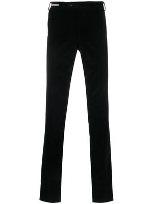 Corneliani straight-leg cotton-blend trousers - Black