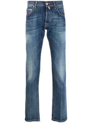 Corneliani straight-leg cotton jeans - Blue