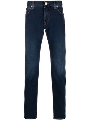 Corneliani straight leg mid-rise jeans - Blue