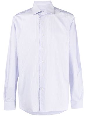 Corneliani striped button up shirt - Blue