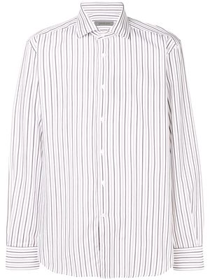 Corneliani striped shirt - White