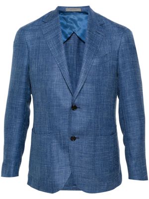 Corneliani virgin wool-blend blazer - Blue