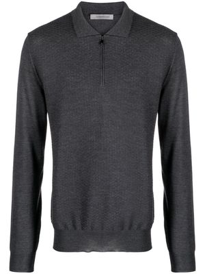 Corneliani virgin-wool half-zip jumper - Grey