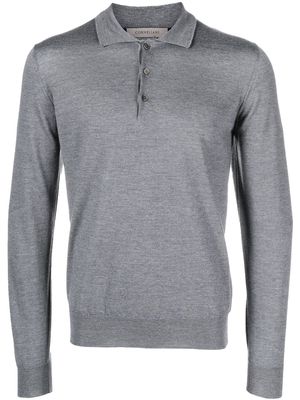 Corneliani virgin-wool polo-shirt - Grey