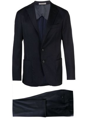 Corneliani virgin wool single-breasted suit - Blue