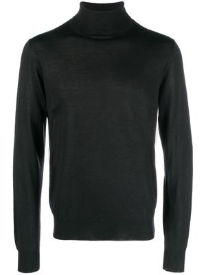 Corneliani virgin-wool turtleneck jumper - Black