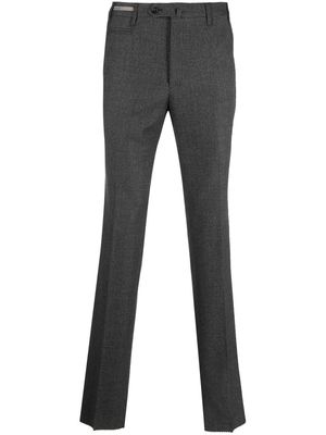 CORNELIANI wool and cotton-blend trousers - Grey