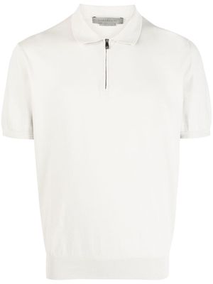 Corneliani zip-up polo shirt - Neutrals